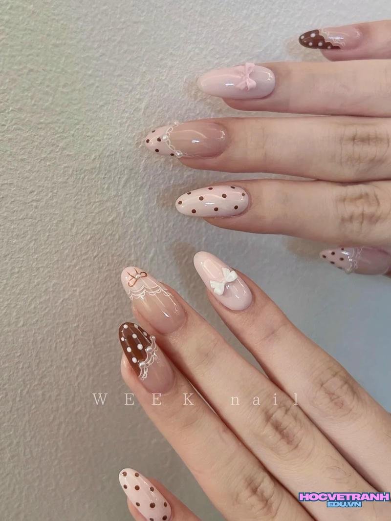 Album ảnh nail chấm bi mới nhất