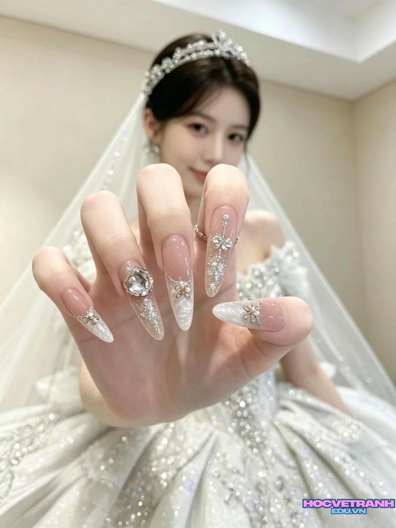 Album ảnh nail cô dâu mới nhất