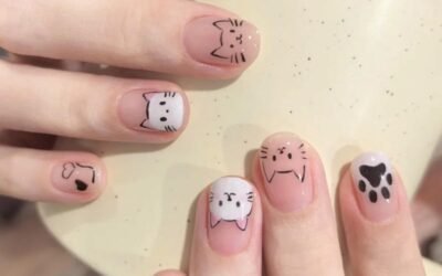 Album ảnh nail con mèo cực hot