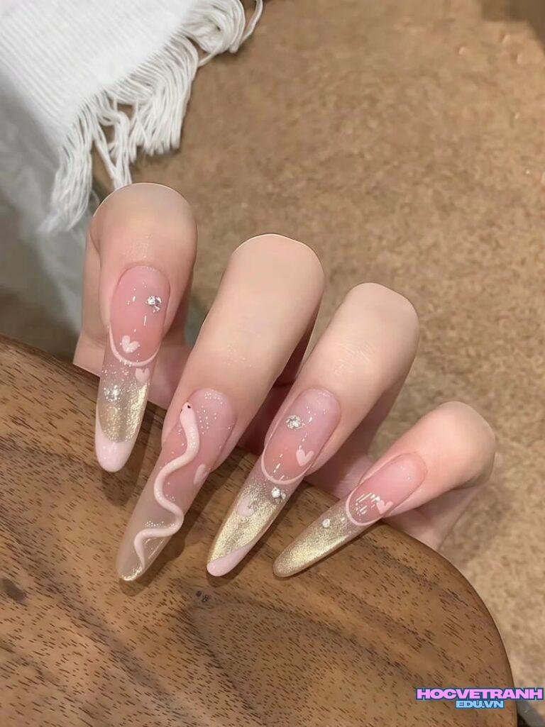 Album ảnh nail con rắn cực hot
