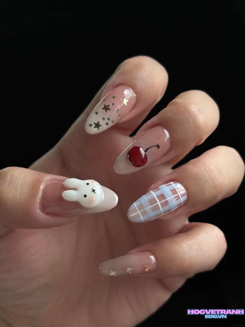 Album ảnh nail con thỏ mới nhất