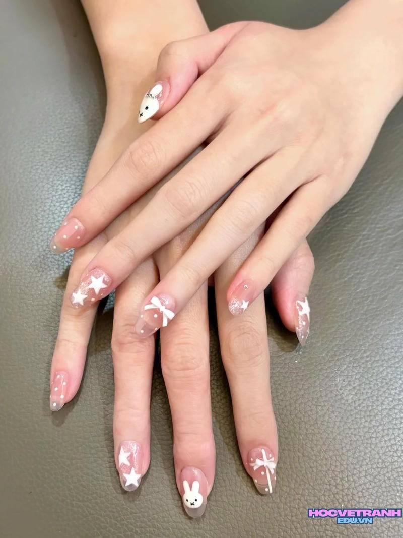 Album ảnh nail con thỏ thu hút nhất