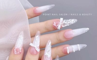Album ảnh nail đính nơ đẹp cực hot