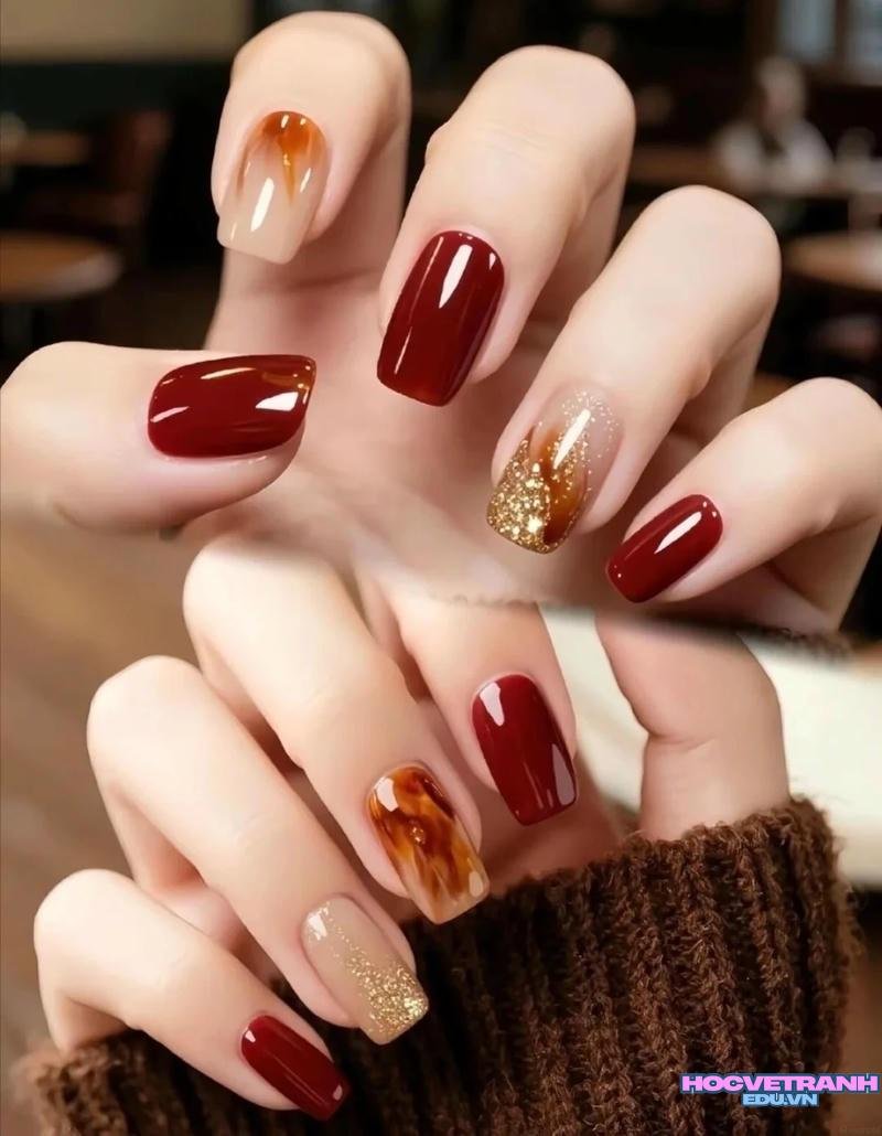 Album ảnh nail đỏ đẹp cực hot
