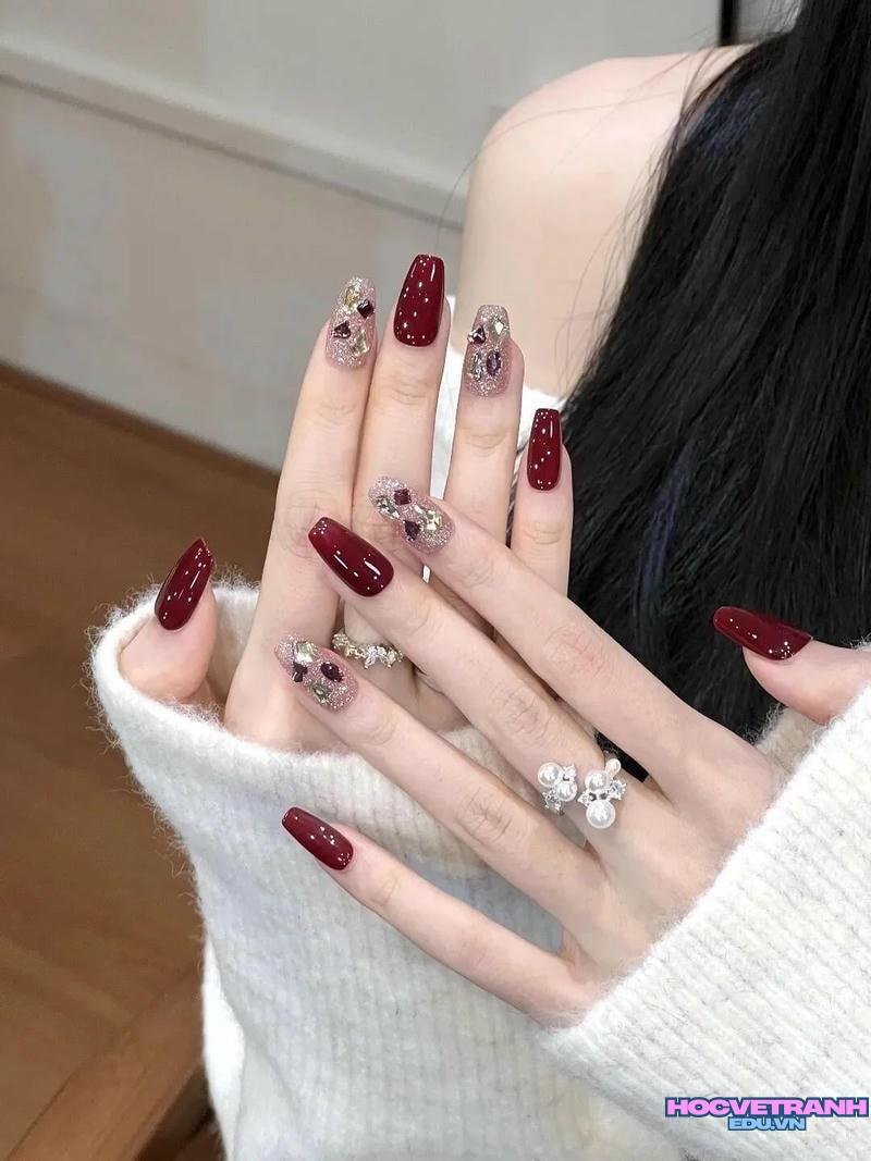 Album ảnh nail đỏ đẹp đẹp nhất