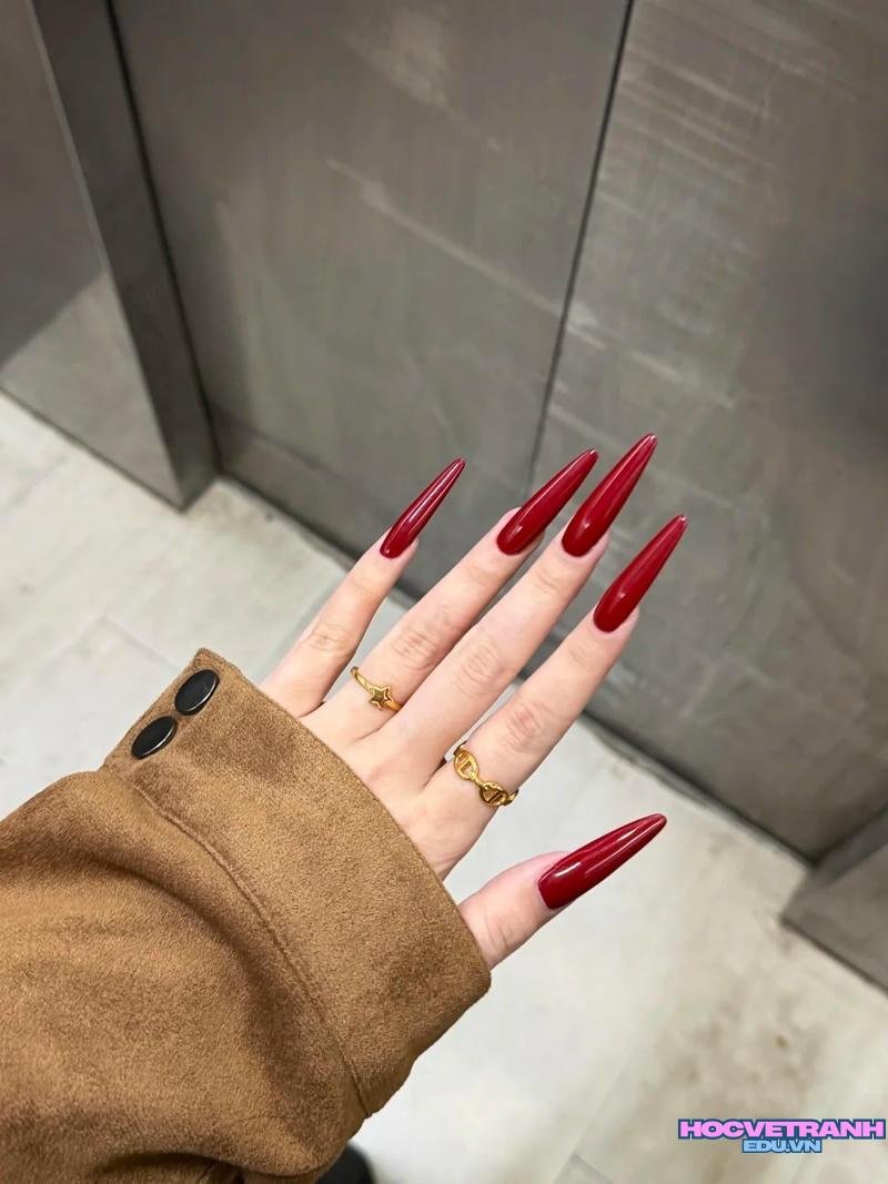 Album ảnh nail đỏ đẹp mới nhất