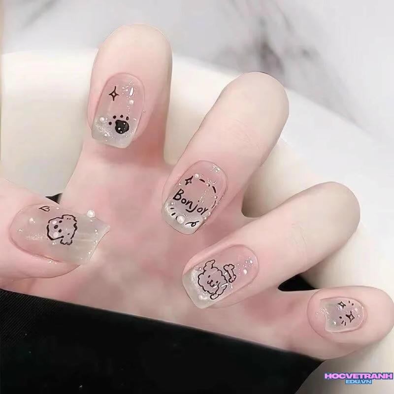 Album ảnh nail đơn giản cho học sinh mới nhất