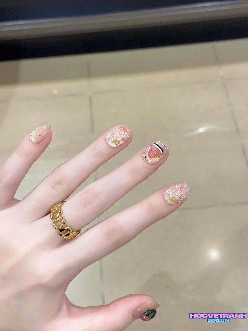 Album ảnh nail dưa hấu thu hút