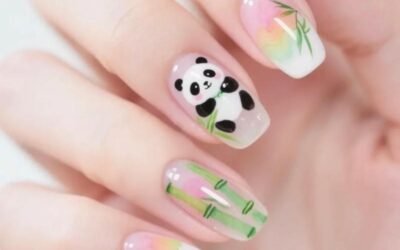Album ảnh nail gấu trúc cực hot