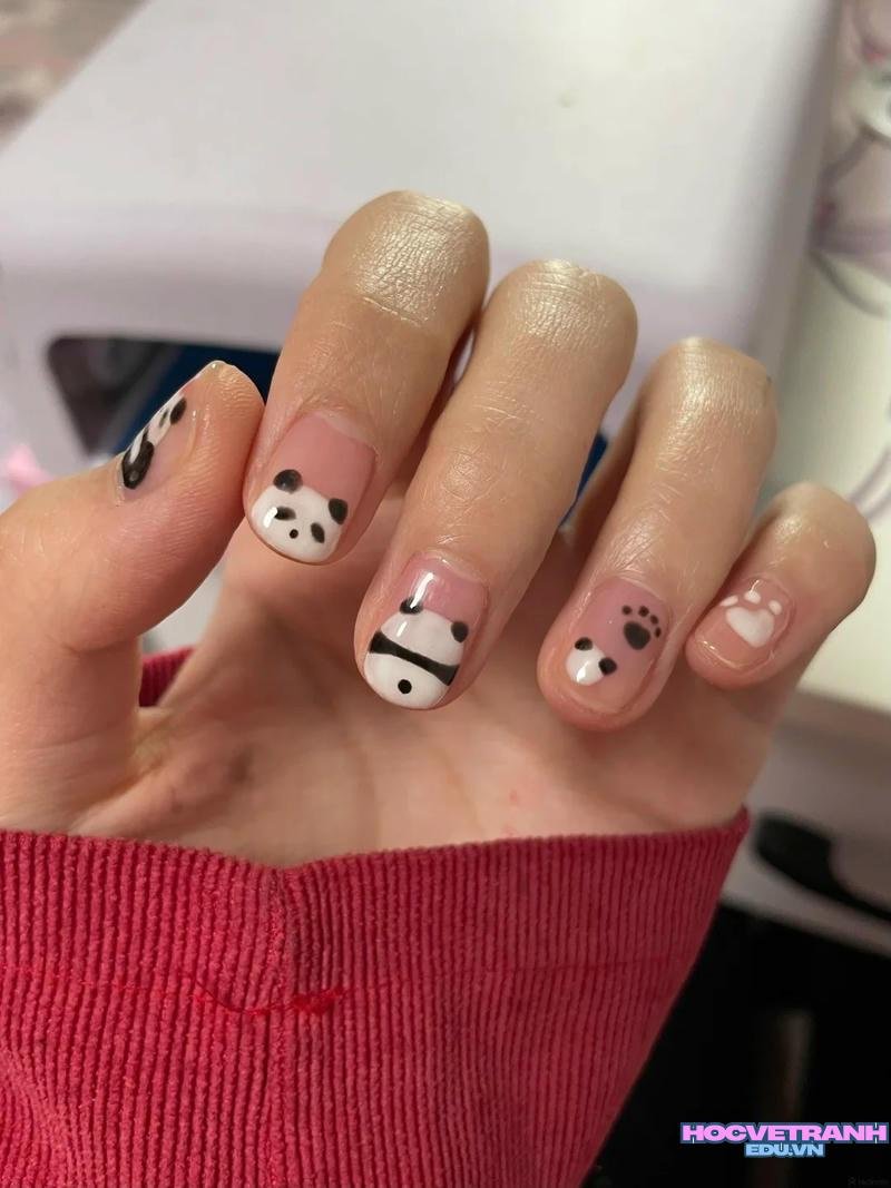 Album ảnh nail hình con vật miễn phí