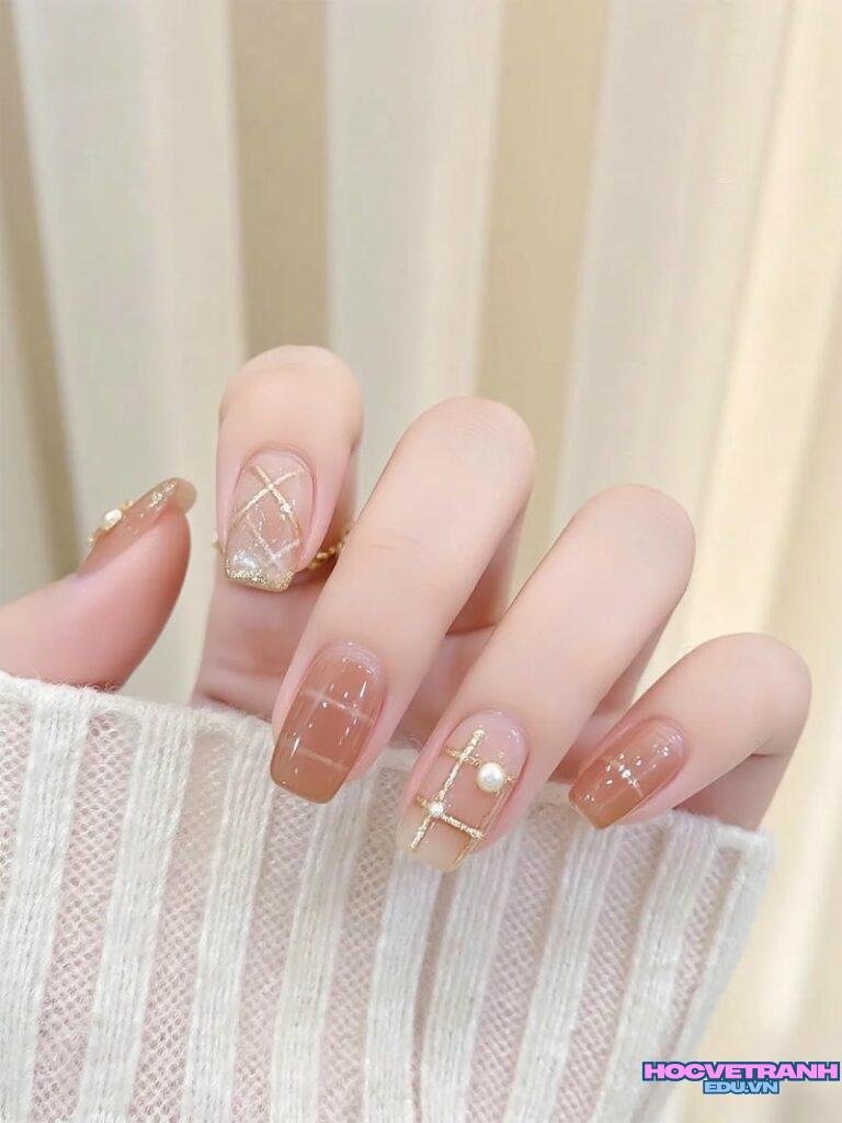 Album ảnh nail kẻ cực hot