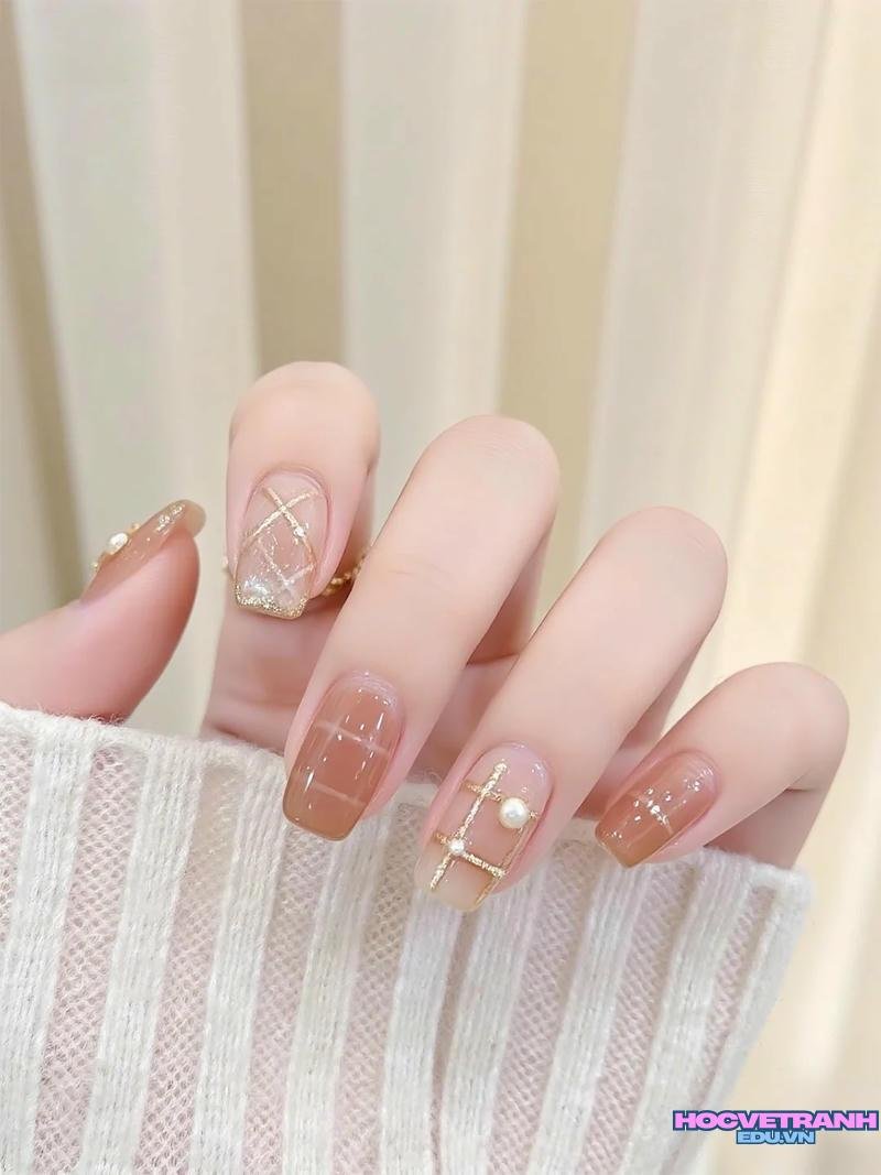 Album ảnh nail kẻ cực hot