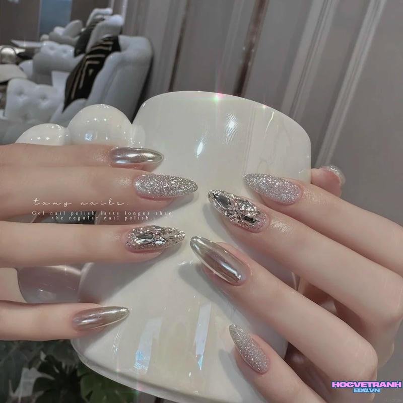 Album ảnh nail kim tuyến mới nhất