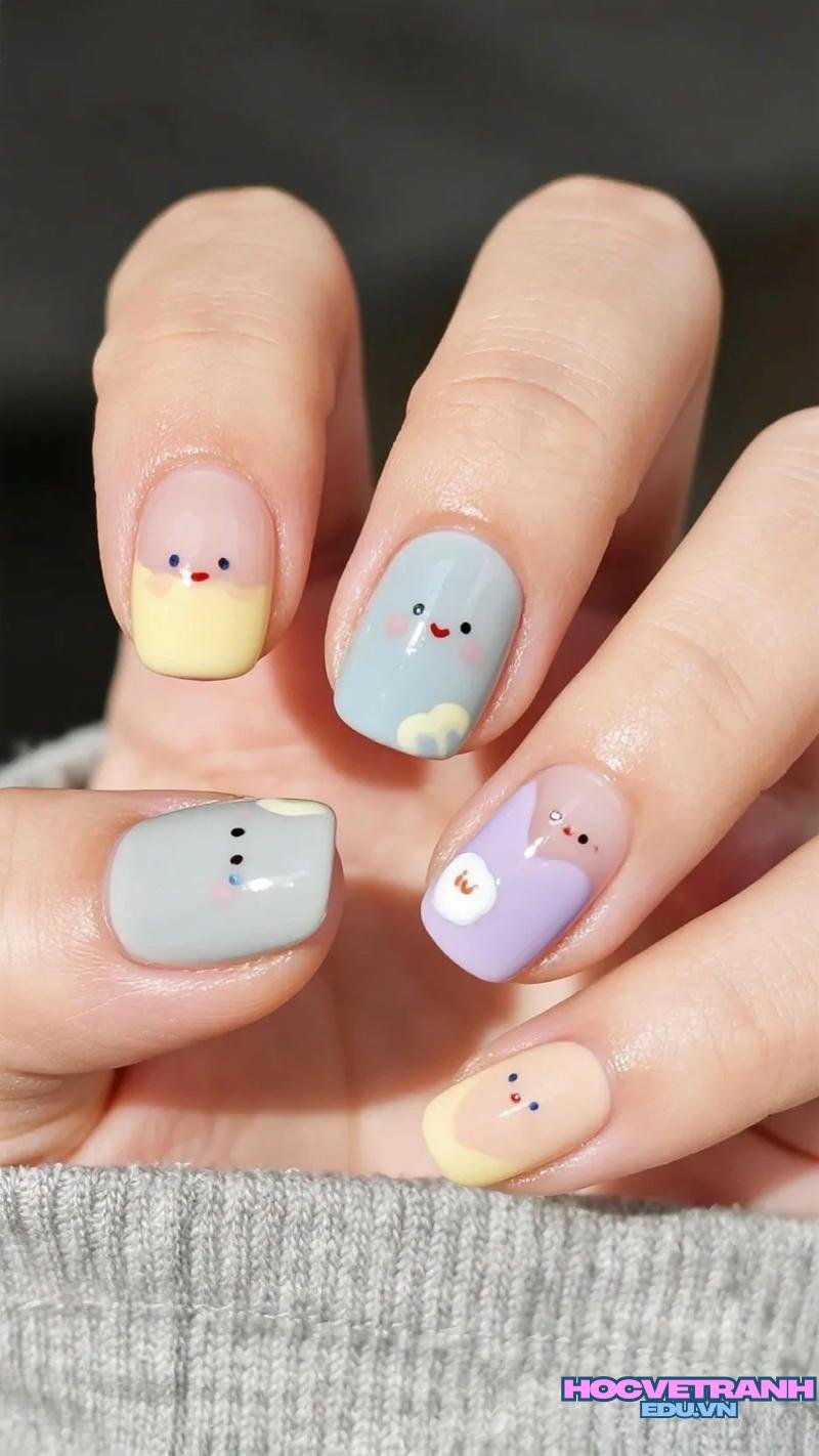 Album ảnh nail mặt cười mới nhất
