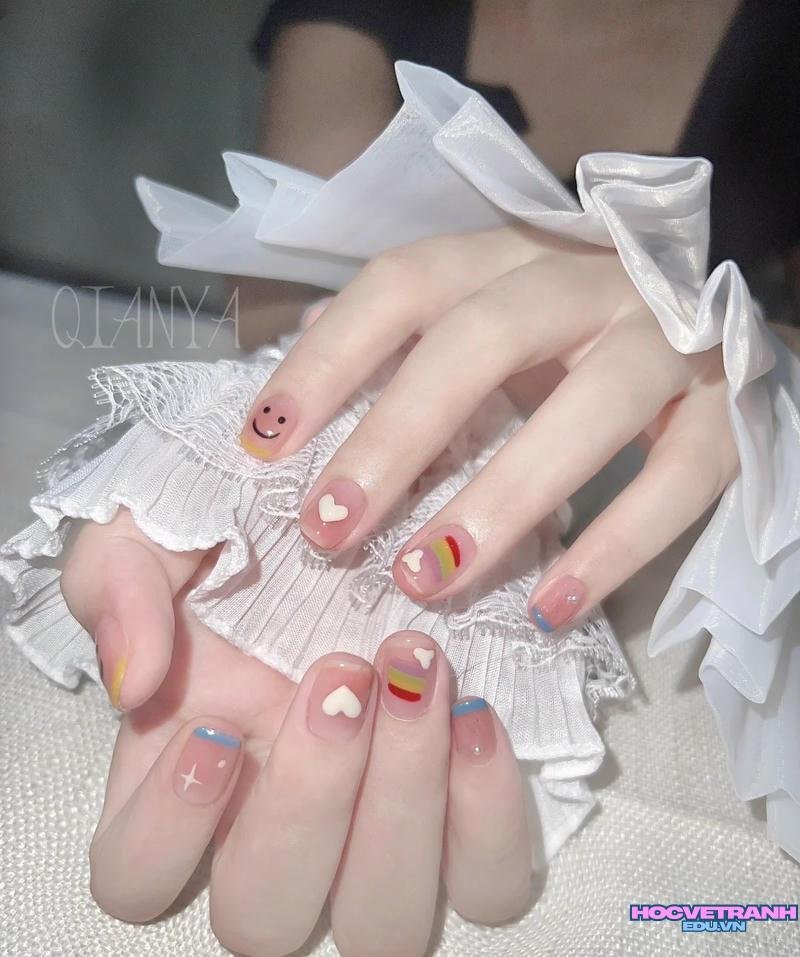Album ảnh nail mặt cười thu hút
