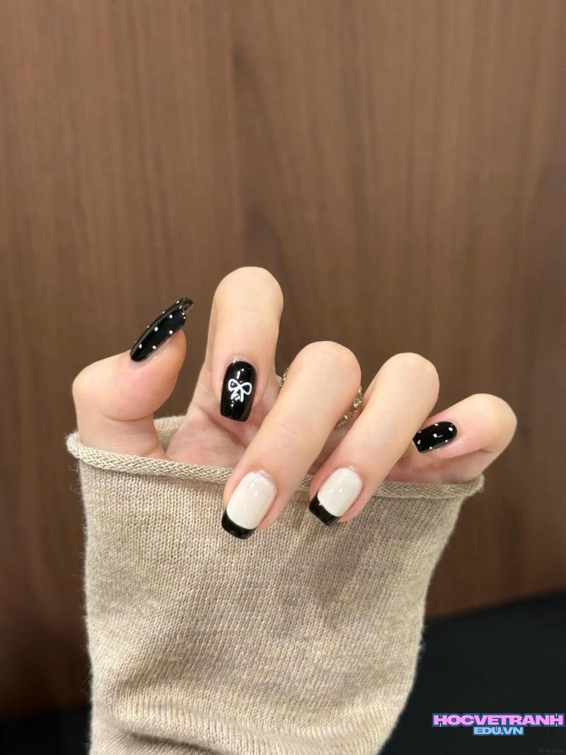 Album ảnh nail màu đen thu hút nhất