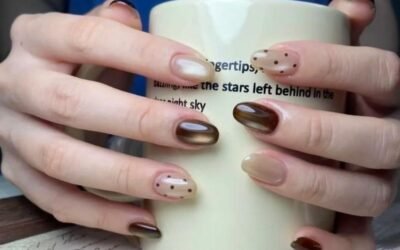 Album ảnh nail màu nâu cực hot