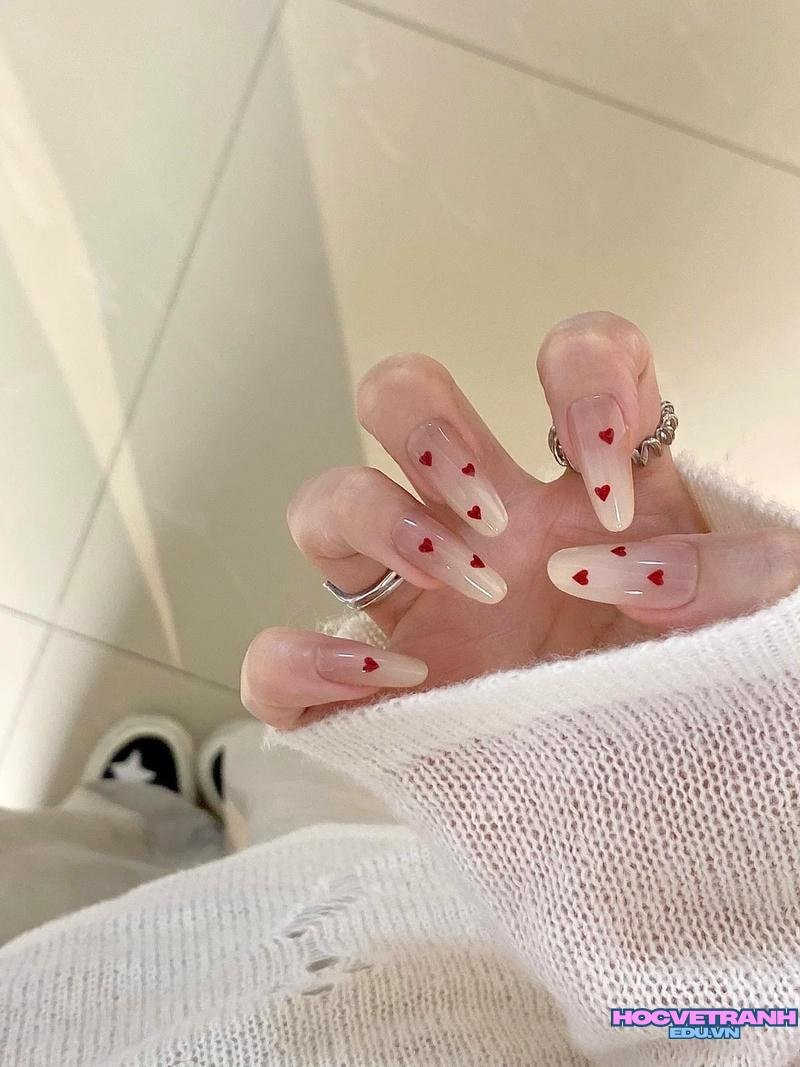 Album ảnh nail trái tim mới nhất