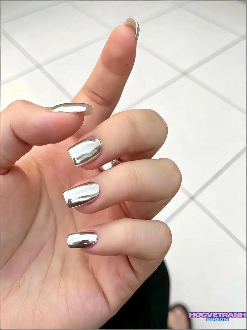 Album ảnh nail tráng gương thu hút