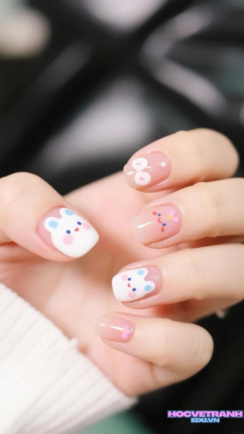 Album ảnh nail vẽ cute cực hot