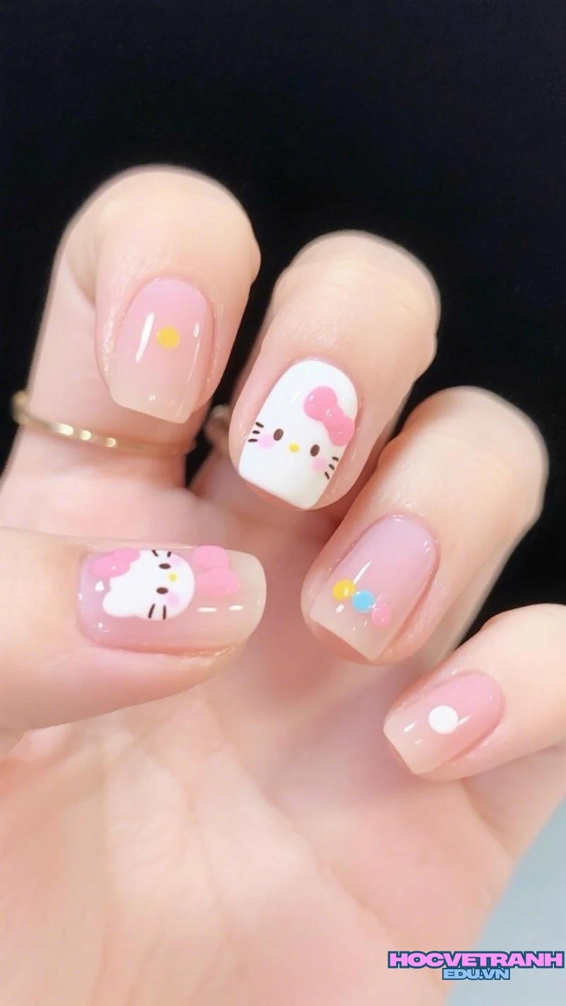 Album ảnh nail vẽ cute mới nhất