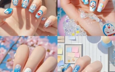 Album ảnh nail vẽ doraemon cực hot