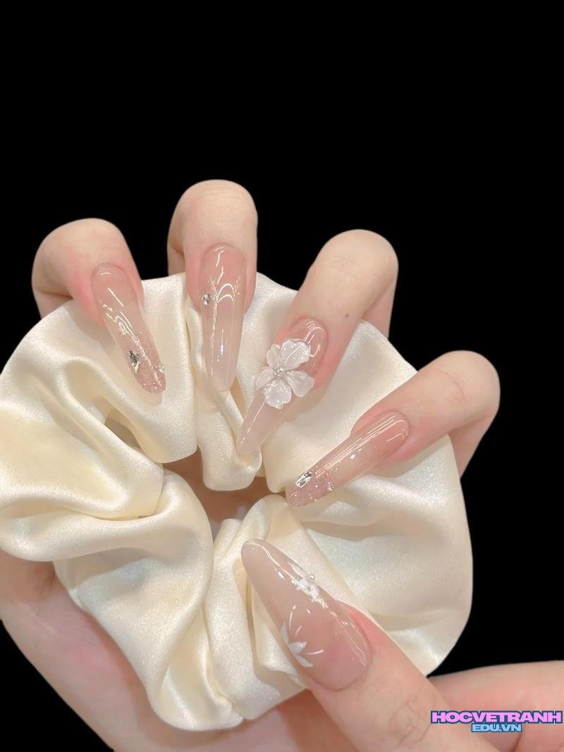 Album ảnh nail vẽ hoa cực hot