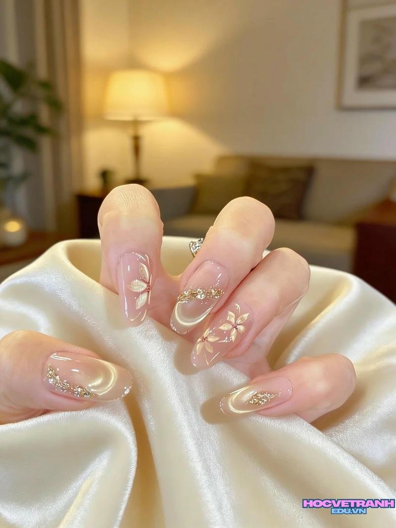 Album ảnh nail vẽ hoa mới nhất