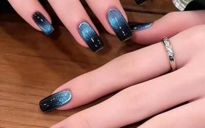 Album ảnh nail xanh dương cực hot