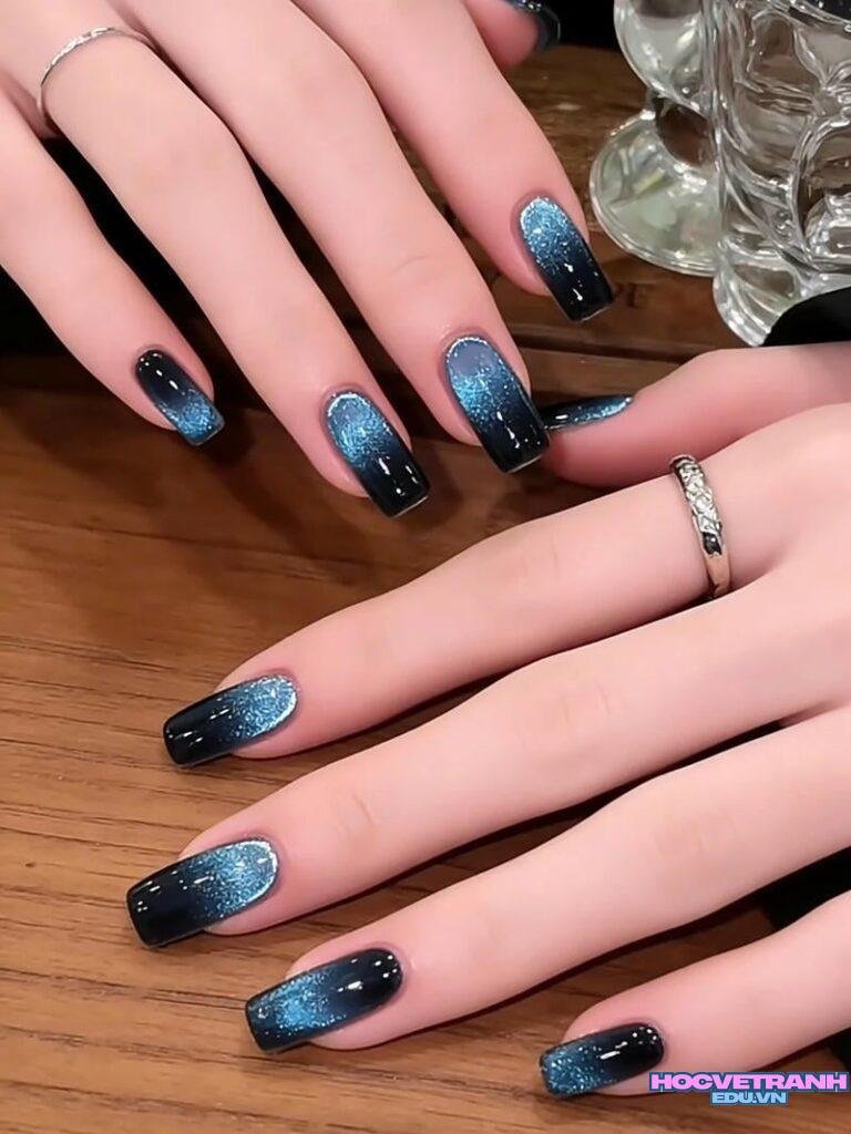 Album ảnh nail xanh dương cực hot