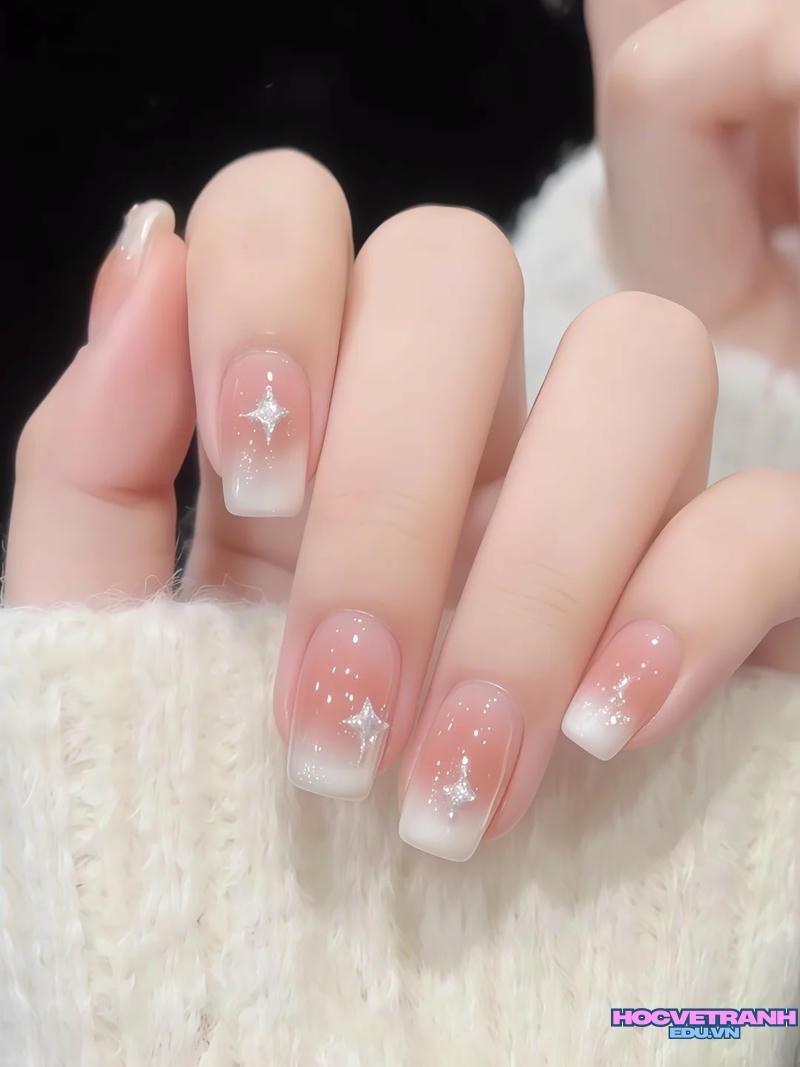 Ảnh ảnh nail đơn giản cho học sinh cuốn hút