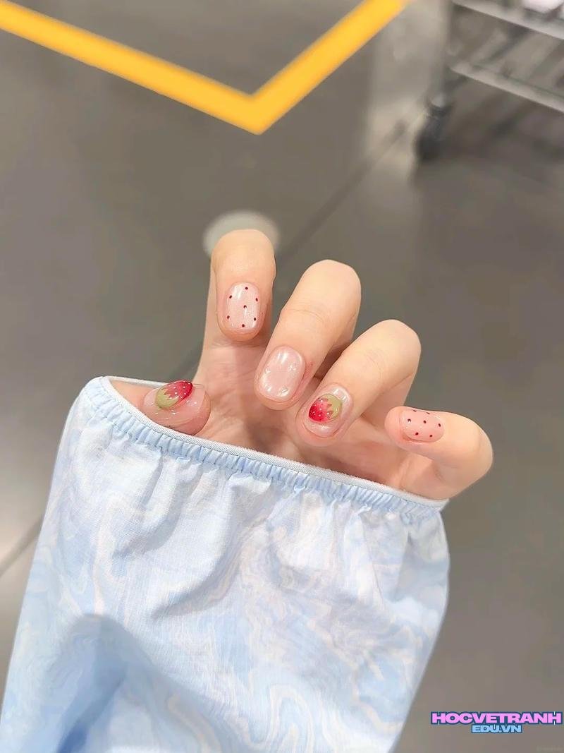Ảnh ảnh nail trái cây cuốn hút