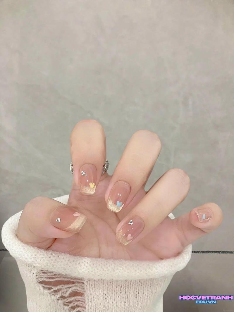 Ảnh ảnh nail vẽ cute cuốn hút