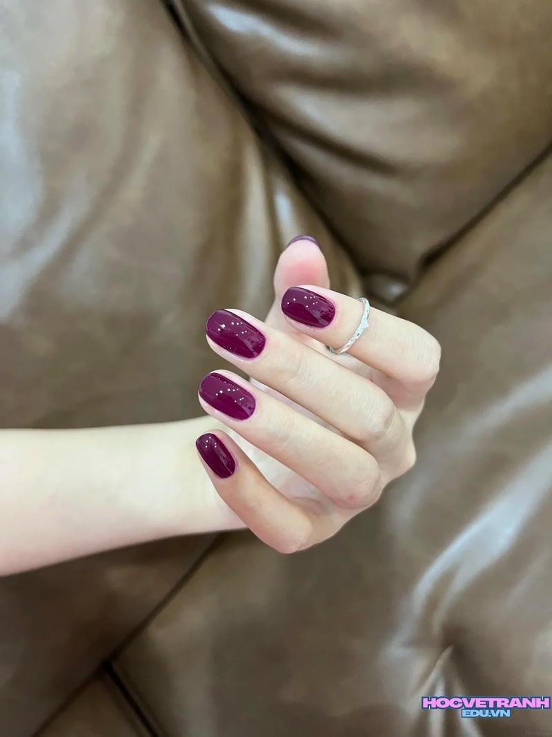 Bộ ảnh nail 1 màu mới chất lượng cao