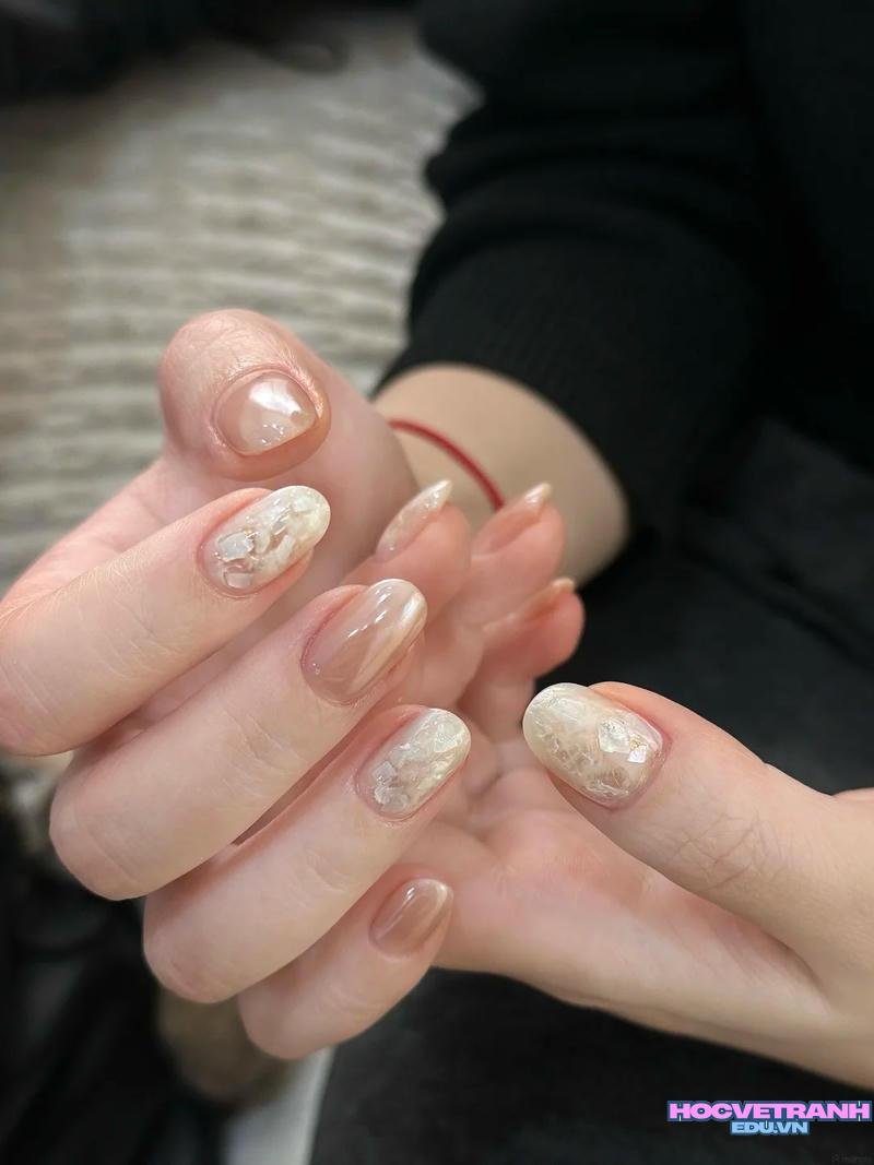 Bộ ảnh nail ẩn xà cừ mới chất lượng cao