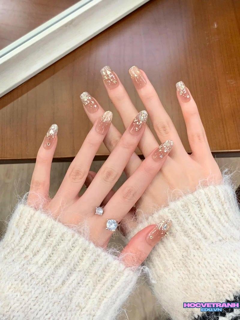Bộ ảnh nail kim tuyến mới chất lượng cao
