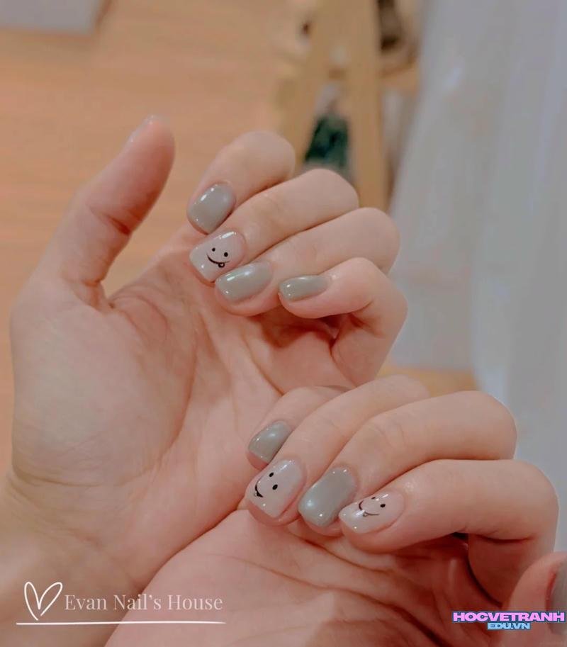 Bộ ảnh nail mặt cười mới chất lượng cao