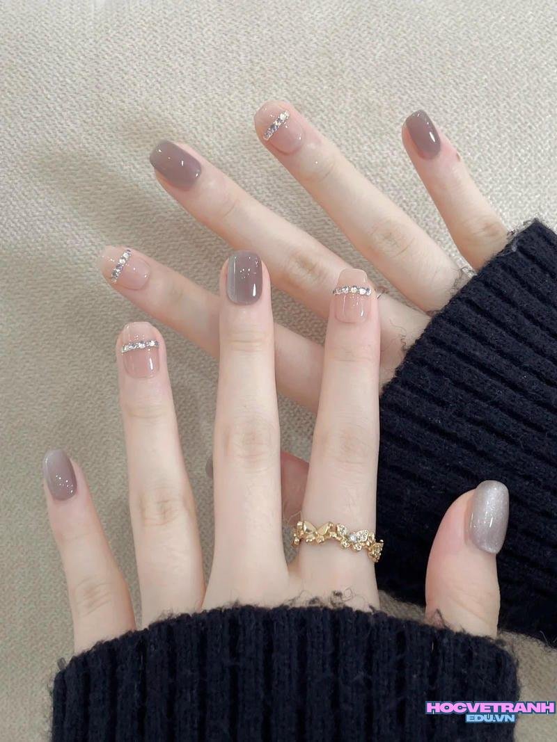 Bộ ảnh nail móng ngắn mới chất lượng cao
