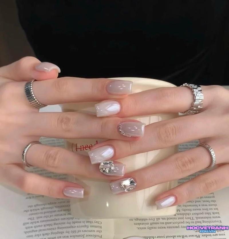 Bộ ảnh nail ngọc trai độc đáo