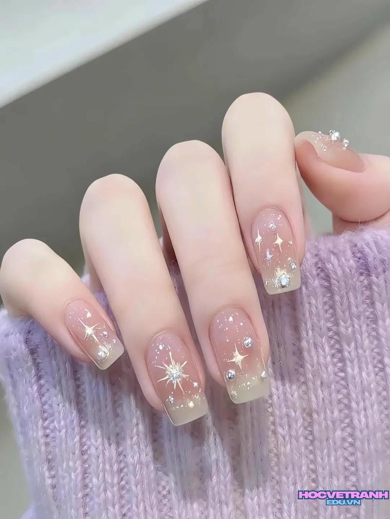 Bộ ảnh nail nhẹ nhàng mới chất lượng cao
