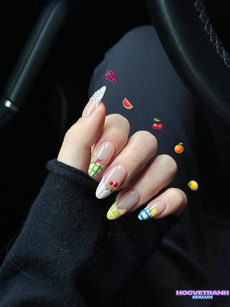 Bộ ảnh nail trái cây mới chất lượng cao