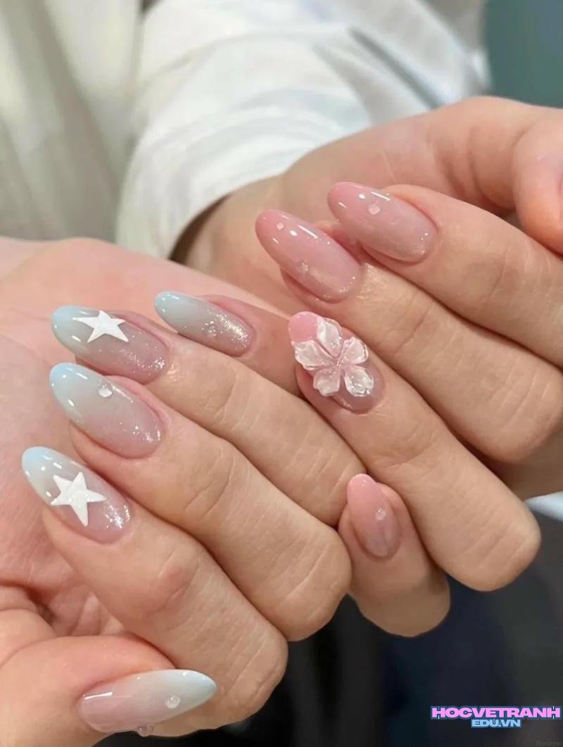 Bộ ảnh nail vẽ hoa mới chất lượng cao