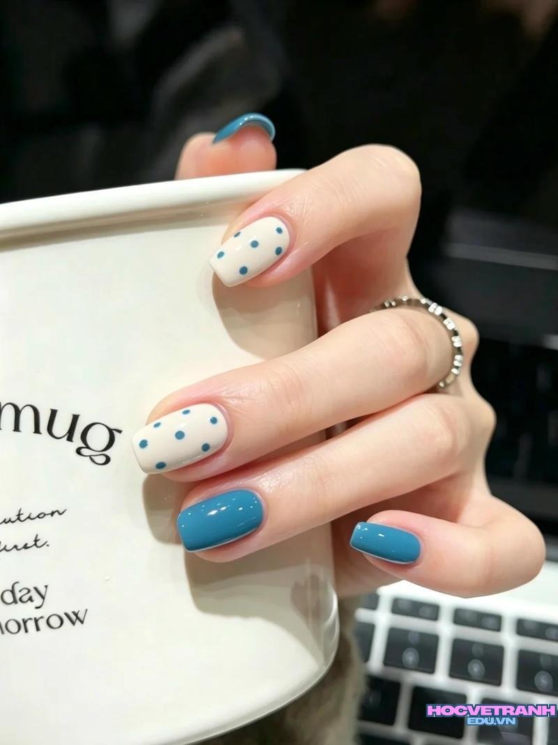 Bộ sưu tập ảnh nail 2 màu chất lượng cao
