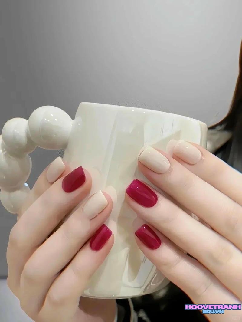 Bộ sưu tập ảnh nail 2 màu chất lượng nhất
