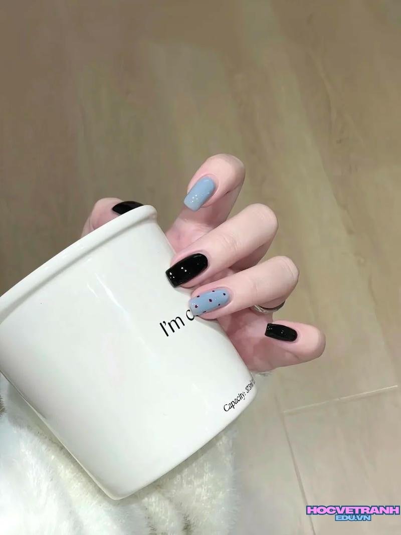 Bộ sưu tập ảnh nail 2 màu cực đẹp