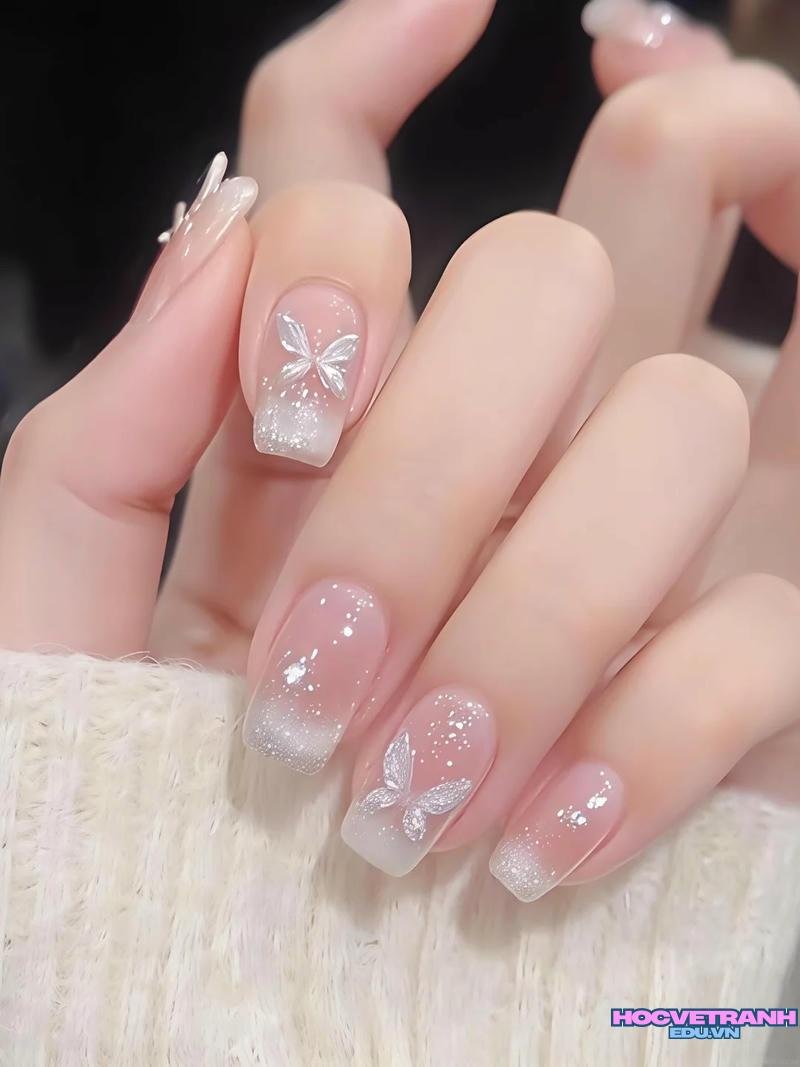 Bộ sưu tập ảnh nail bướm trend nhất