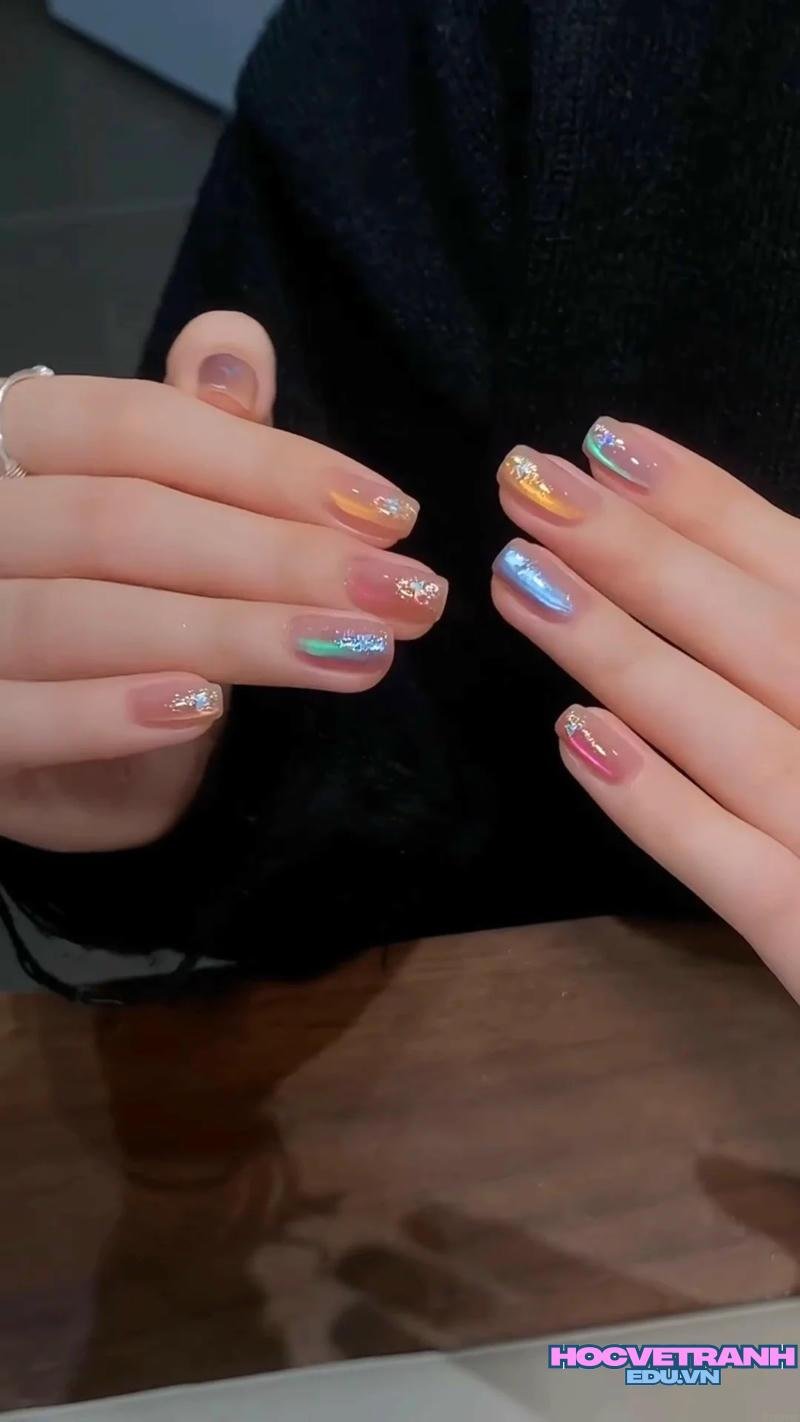 Bộ sưu tập ảnh nail cầu vồng trend nhất