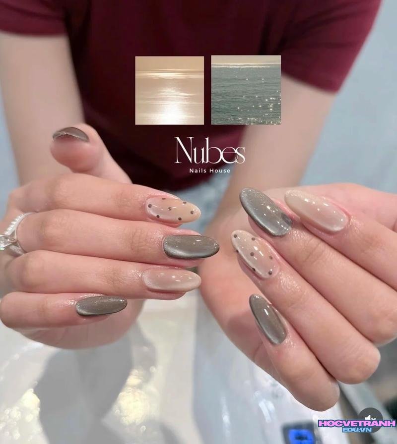 Bộ sưu tập ảnh nail chấm bi mới nhất