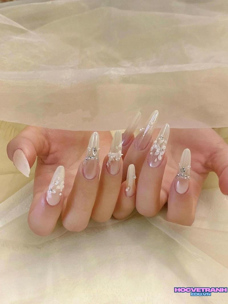 Bộ sưu tập ảnh nail cô dâu cực đẹp