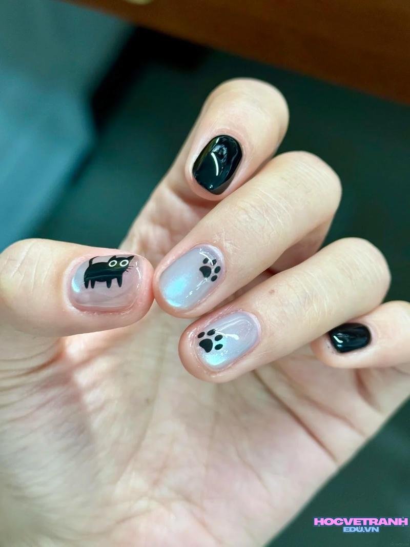 Bộ sưu tập ảnh nail con mèo chất lượng cao